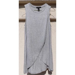 Light Gray Overlapped Tunic